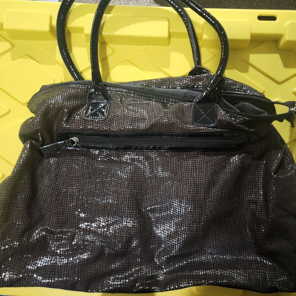 Elegant Brown/Black Women's Handbag
